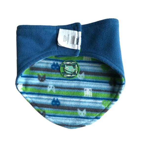 Deux par Deux Blue Striped Scarf Collar Kid Baby - Picture 3 of 6
